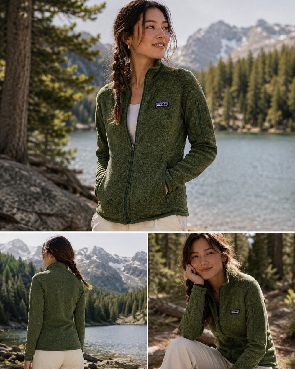 Patagonia Better Sweater Jacket Women’s XS Green Full Zip Fleece Hiking Gorpcore